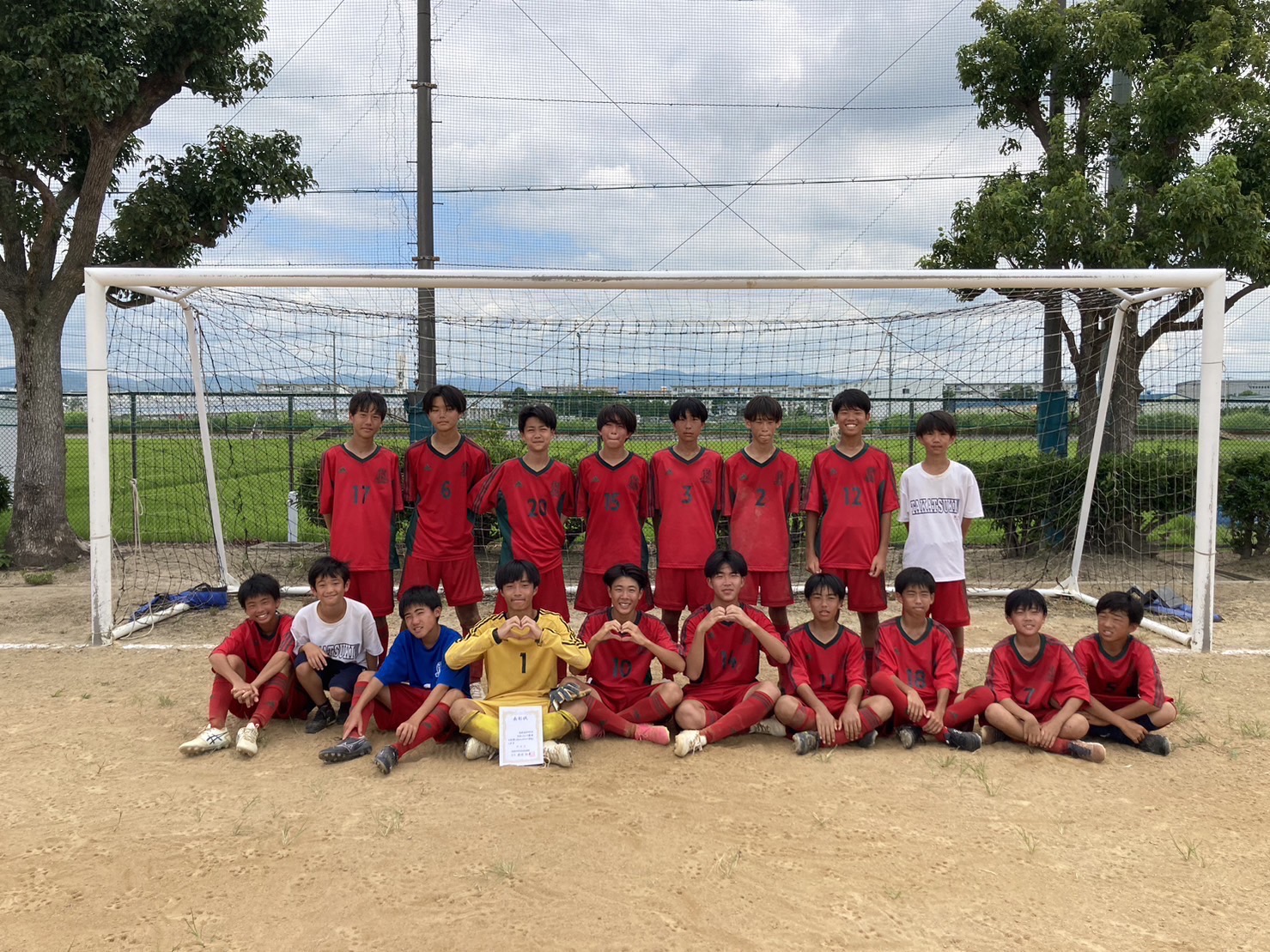堺店でユニフォーム作成しました！【高槻第八中学校】